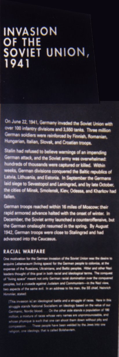 Panel at the US Holocaust Memorial Museum